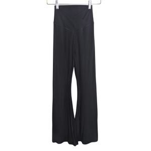 Aerie Offline Real Me High Waisted Crossover Flare Black Legging Women Size S